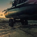Railblaza C-Tug Kayak & Canoe Trolley Used on Sand