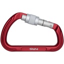 NRS Nuq Screw Lock Carabiner Red