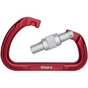 NRS Nuq Screw Lock Carabiner Red
